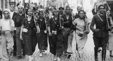 Leaflets, mostly anti-Fascist, from the Spanish Civil War