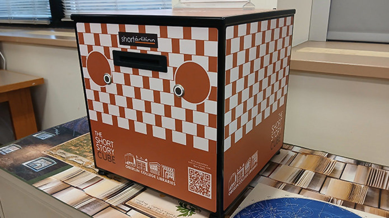 The new Short Story Cube at the Art Library
