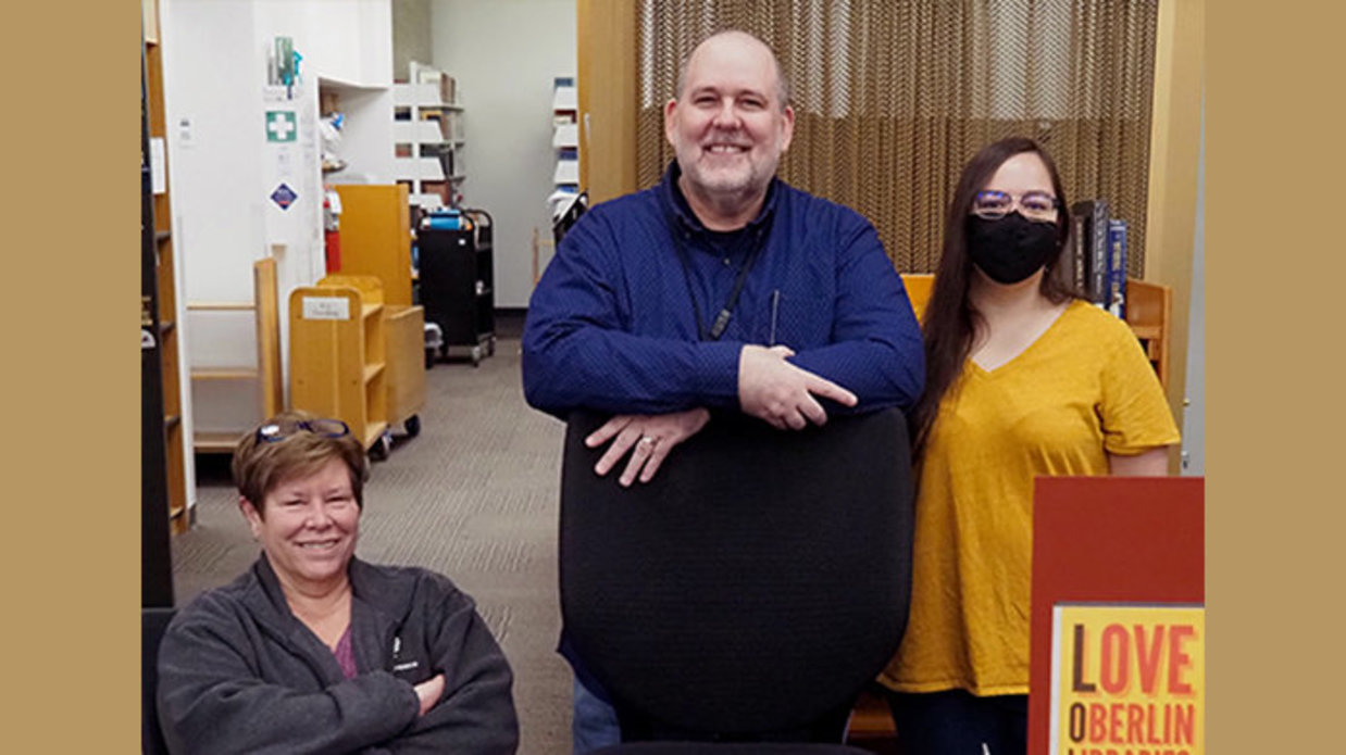Circulation Team standing together for a photo.