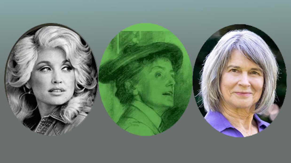 Dolly Parton, Ethel Smyth, and Ernestine Whitman 