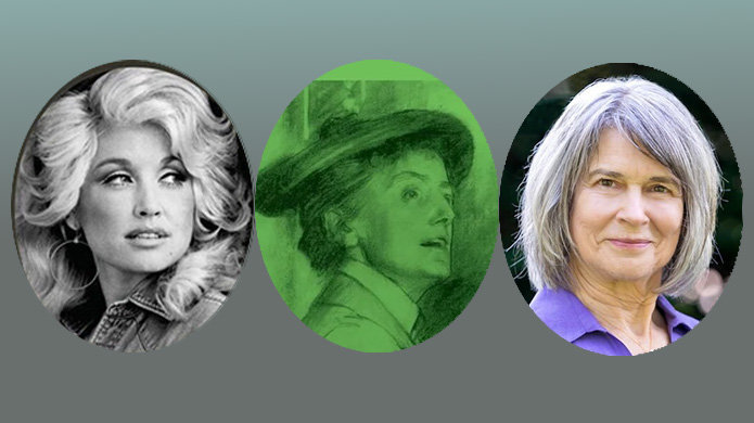 Dolly Parton, Ethel Smyth, and Ernestine Whitman 