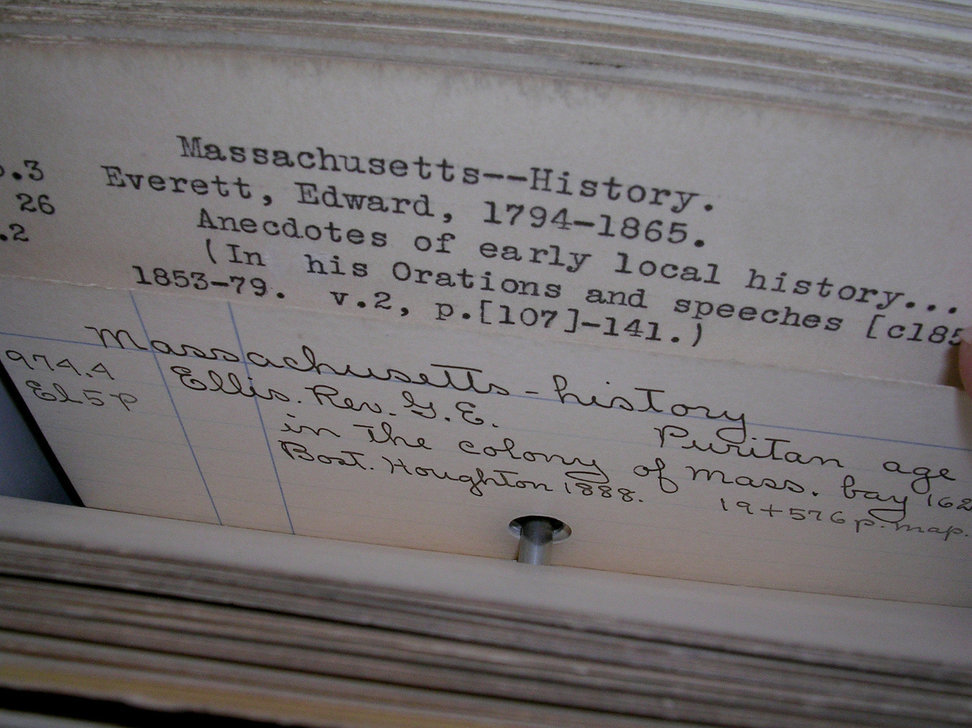Catalog Cards
