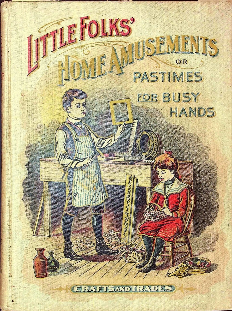 Cover image of children practicing crafts
