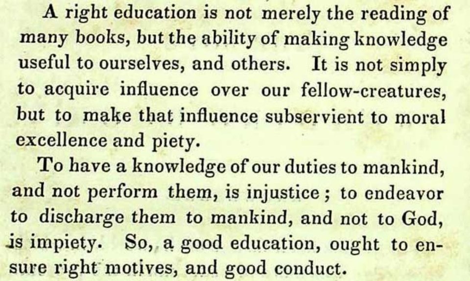 Lydia Sigourney quotation
