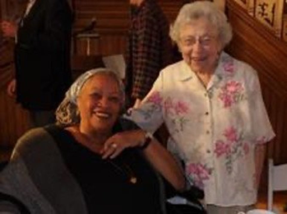 Toni Morrison and Esther Hunt